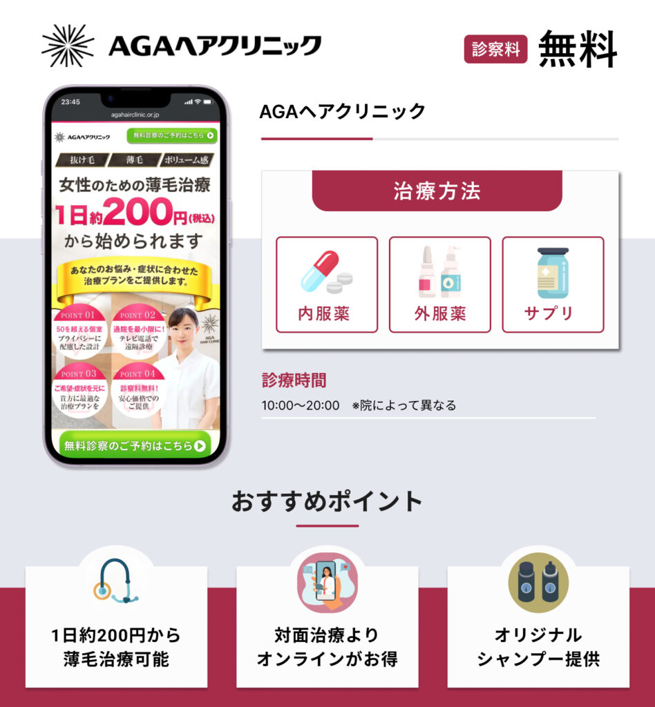 AGAヘアクリニックの紹介画像