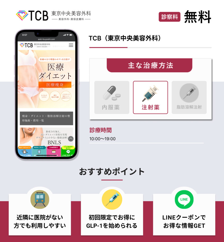 TCB（東京中央美容外科）の紹介画像