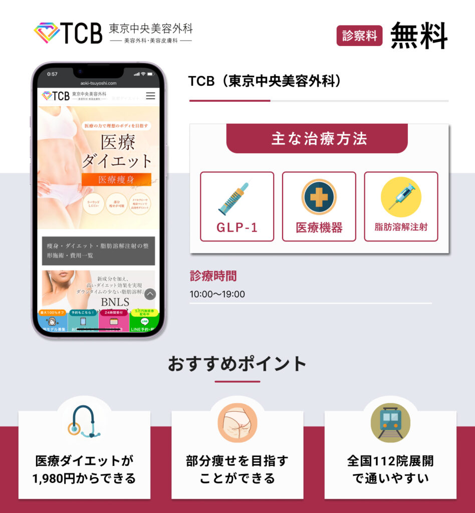 TCB（東京中央美容外科）の紹介画像