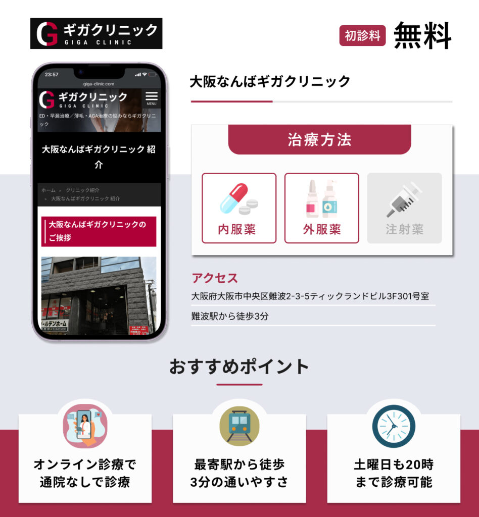 大阪なんばギガクリニックの紹介画像
