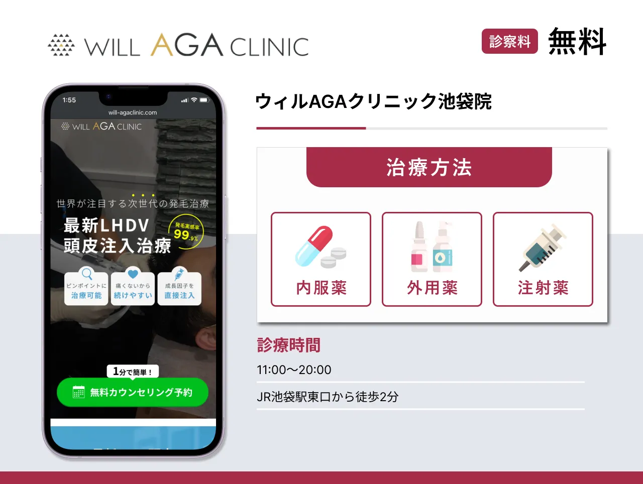 WILL-AGA-CLINIC池袋院